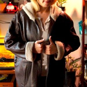 Vakko Sport warm leather jacket